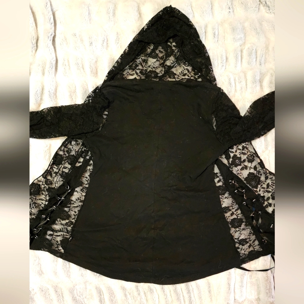 Tripp Royal Bones corset front hoodie..